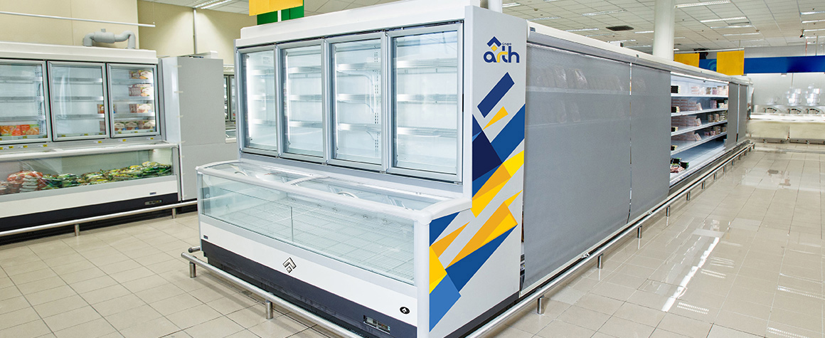 Refrigerador com produtos Grupo Arth